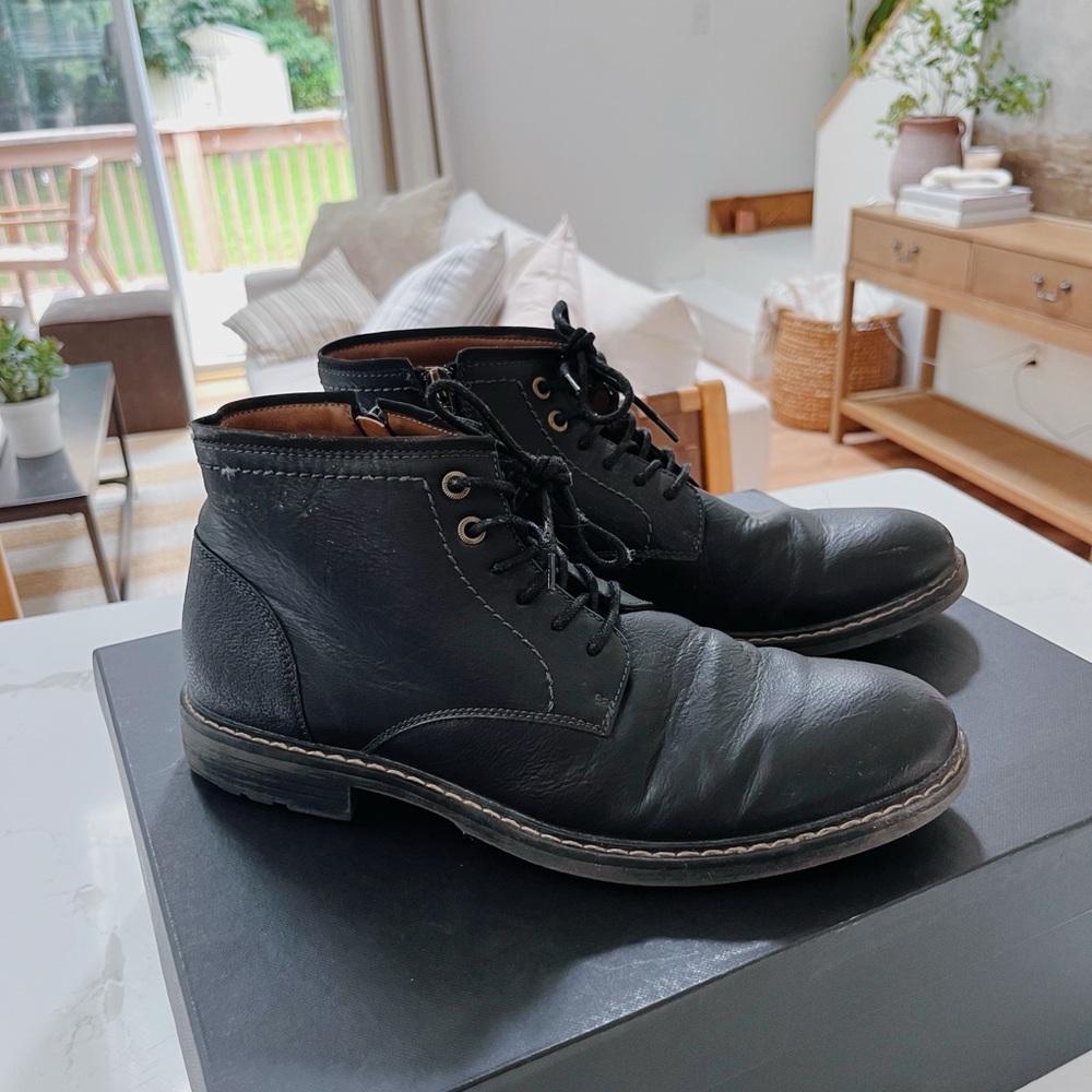 Black Leather Boots